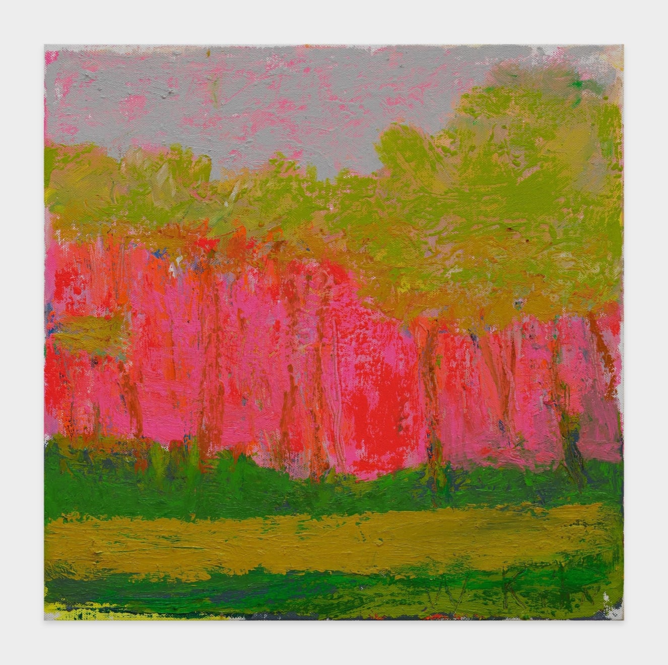 Wolf Kahn, Slight Decline, 2018