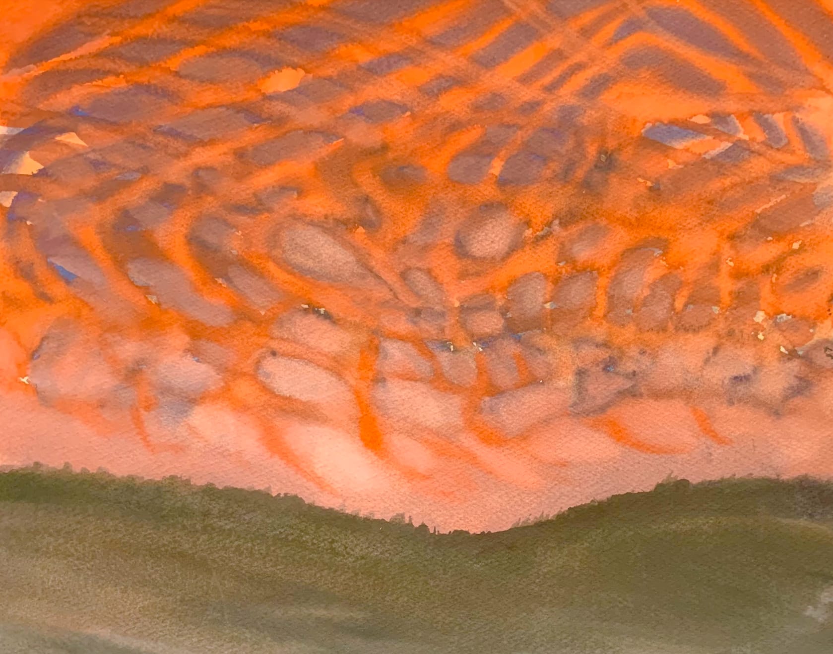 Nancy Diamond, Green Hill I, 2021