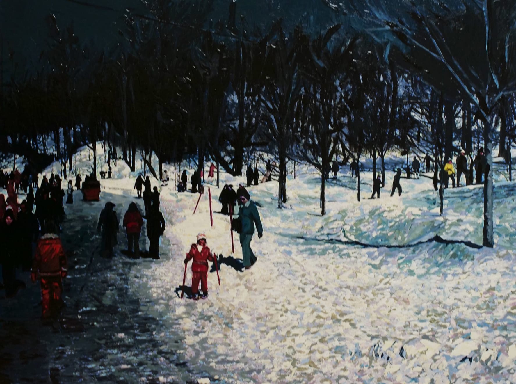 Lisa Golightly, Night Ski, 2018-2021