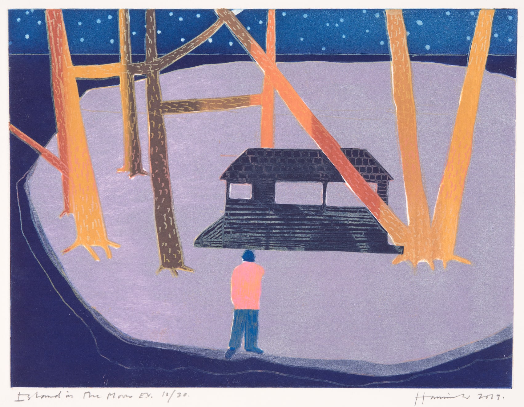 Tom Hammick, Island in the Moon E.V 10/30, 2019