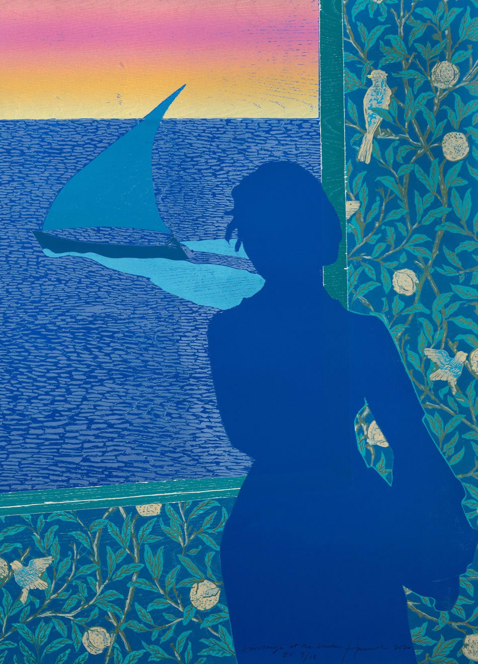 Tom Hammick, Konstanze at the Window E.V. 7/15, 2020