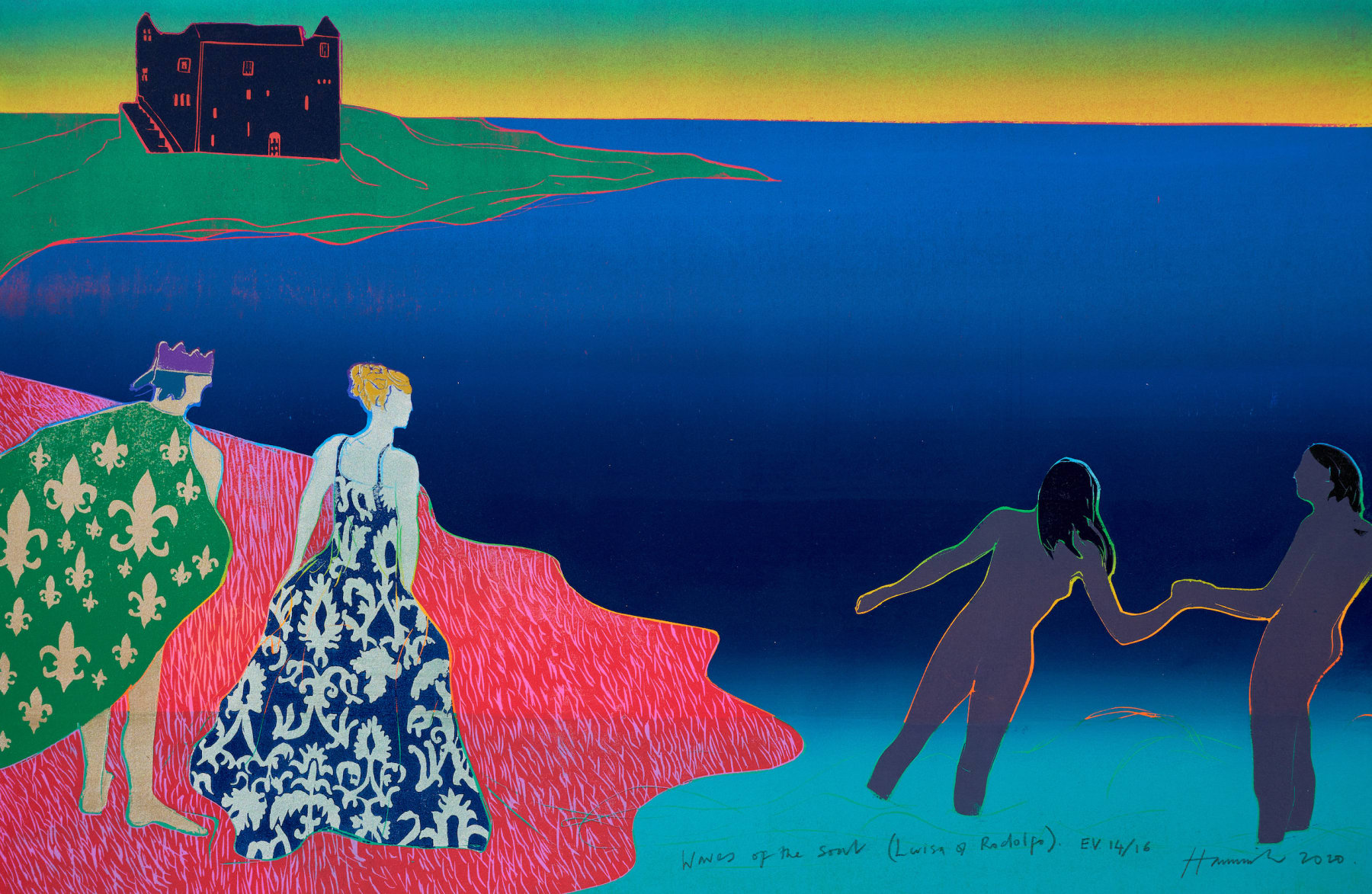 Tom Hammick, Waves of the Soul E.V. 14/16, 2020