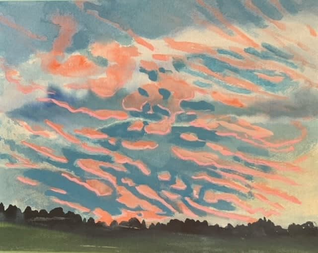 Nancy Diamond, Orange Puffs, 2021