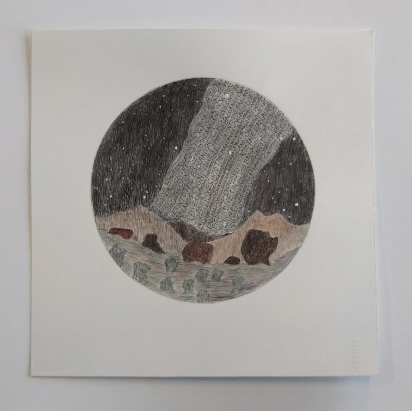 Russell Crotty, Cygnus Dives Into the Badlands, 2023