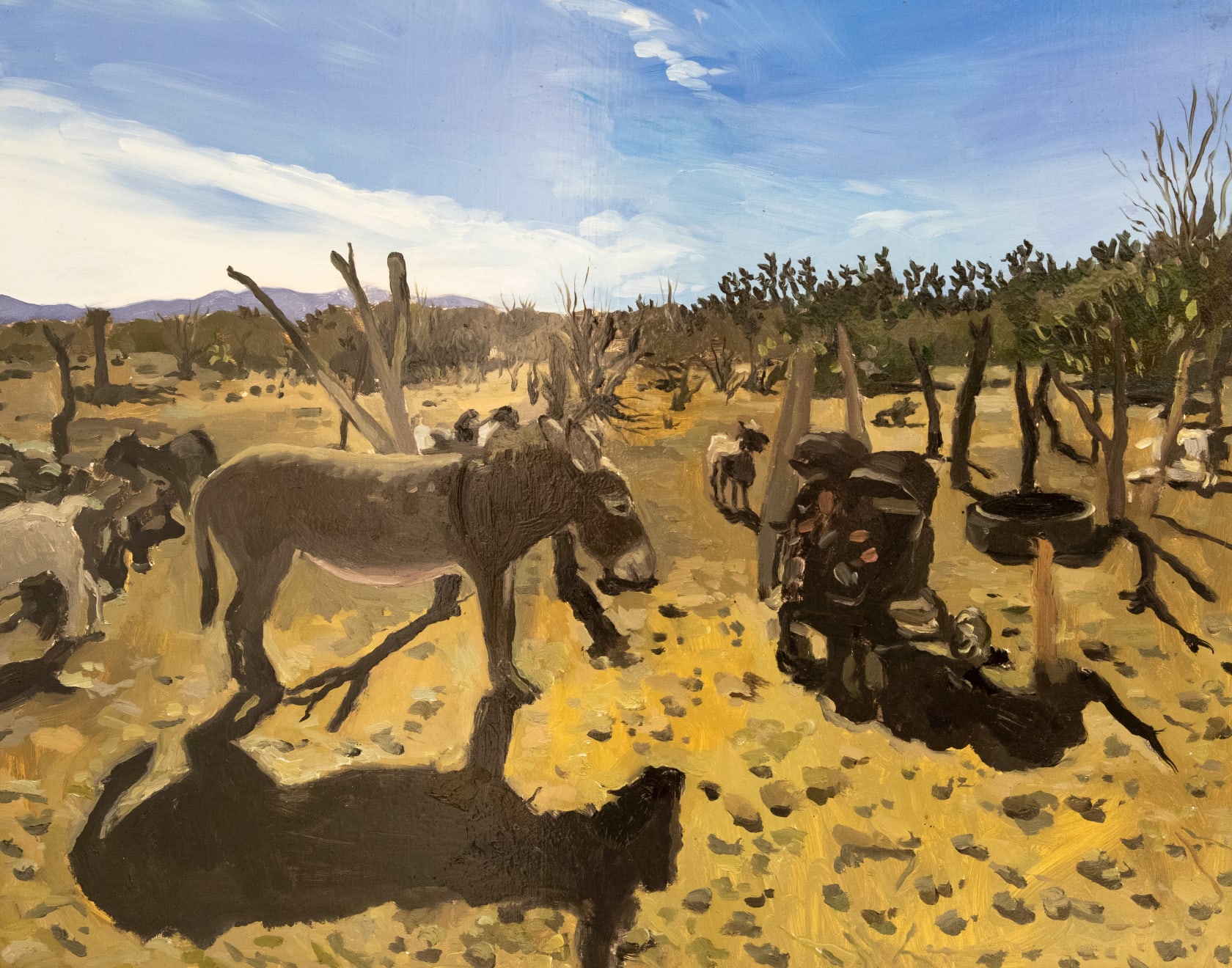 Greta Waller, Donkey and Doublestroller (Burro y Carriola), 2022