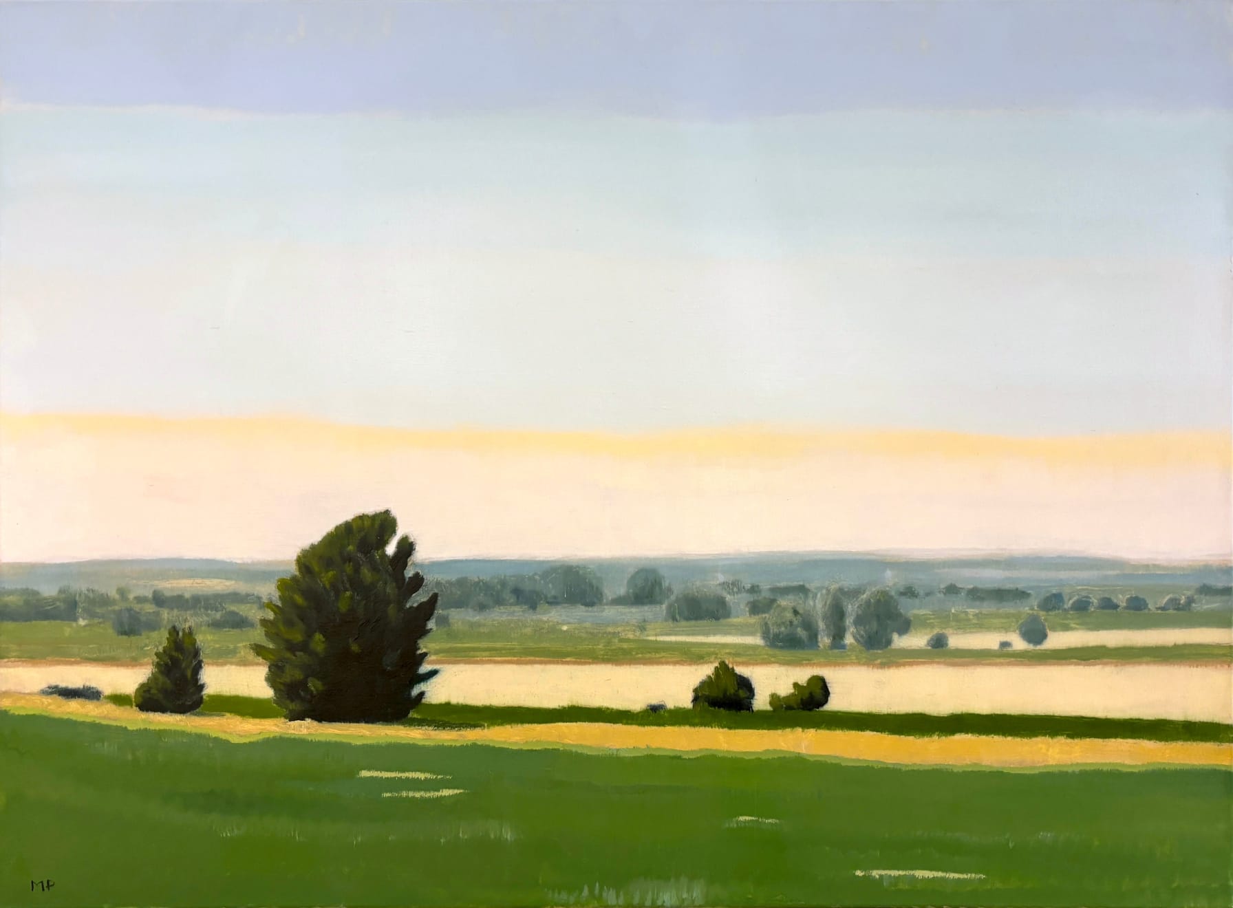 Mike Piggott, Green, White and Yellow, 2011