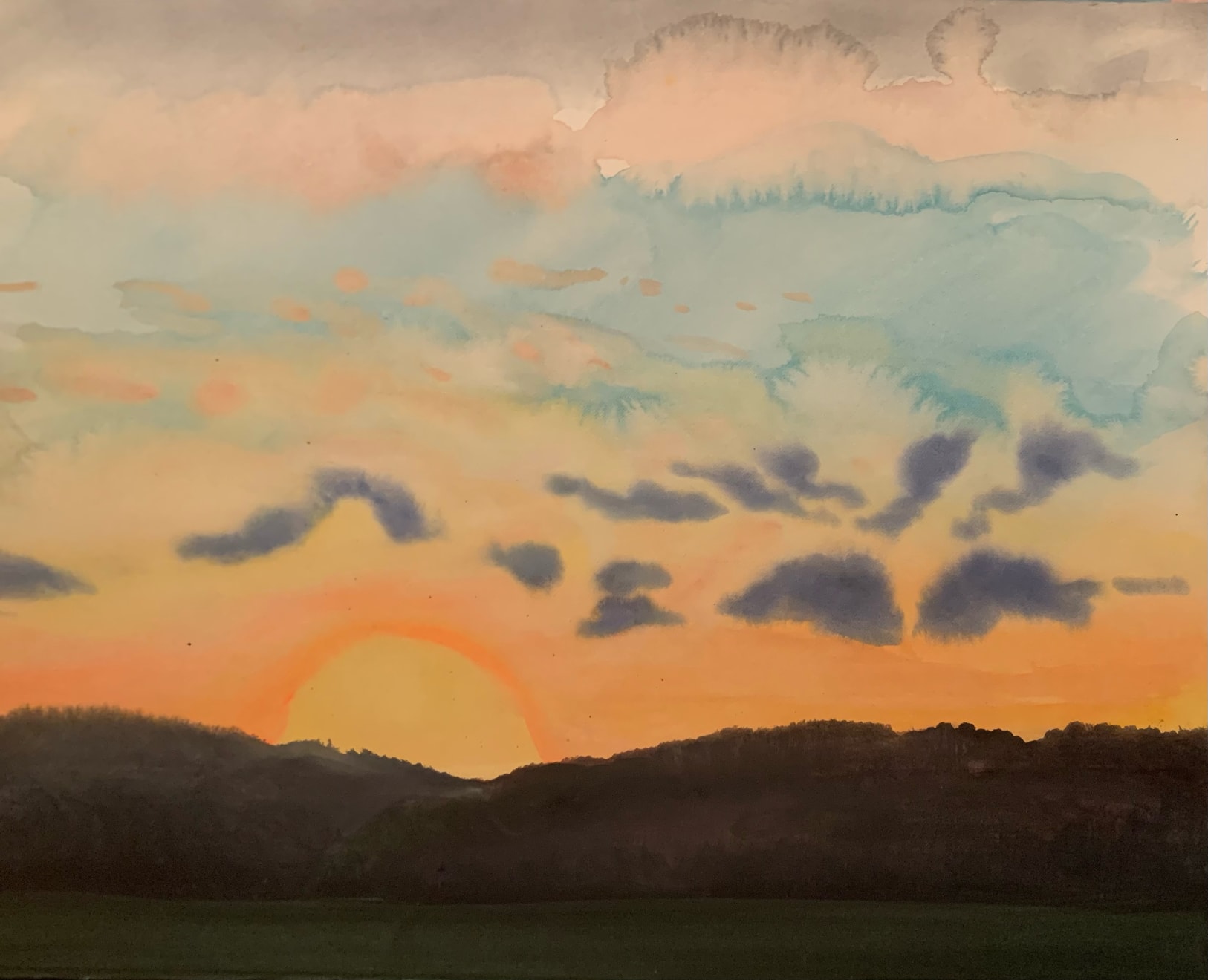 Nancy Diamond Big Sunset 2021 Tayloe Piggott Gallery