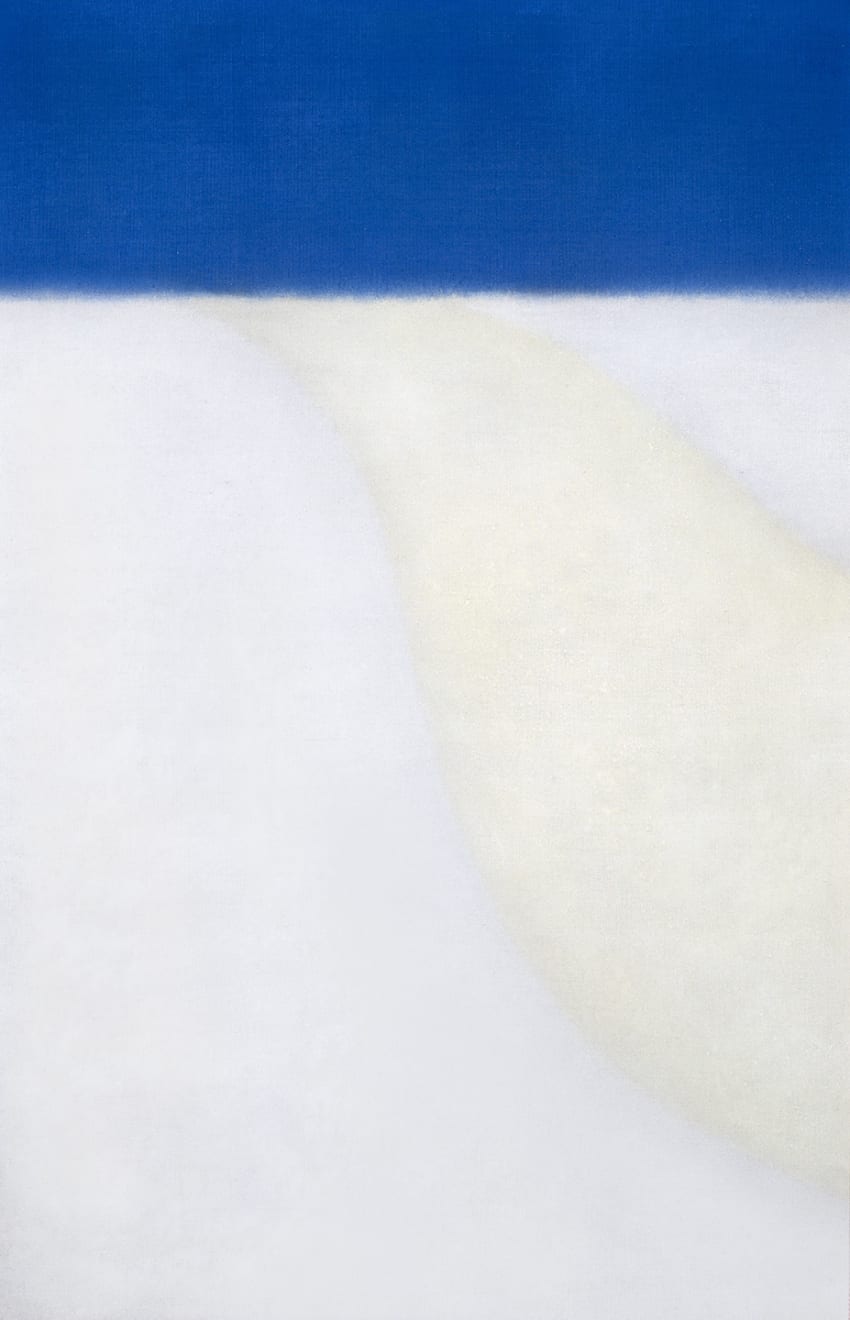 Susan Vecsey, Untitled (Blue/White), 2020