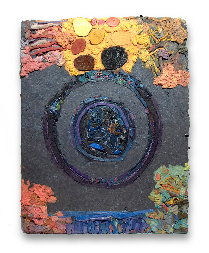 Roland Poska, Deckle Edge-Sunspot-Raindrop Series XIV, 1990s