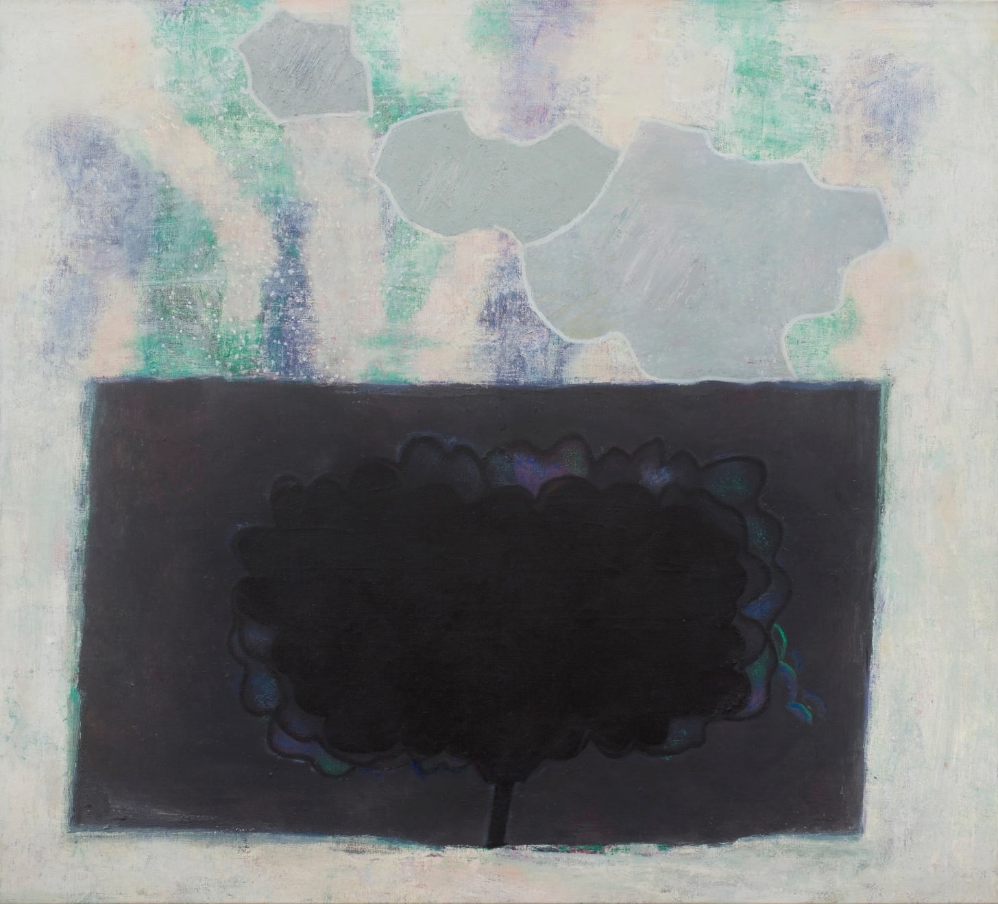 Prunella Clough, Black Flower, 1993