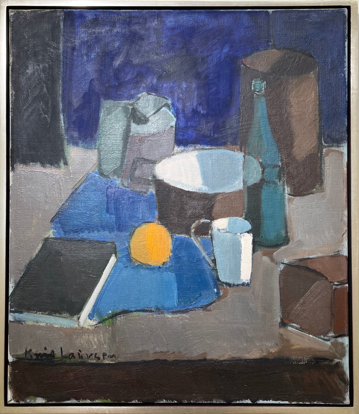 Swedish School, c. 1950s-1960s, Still Life with Orange