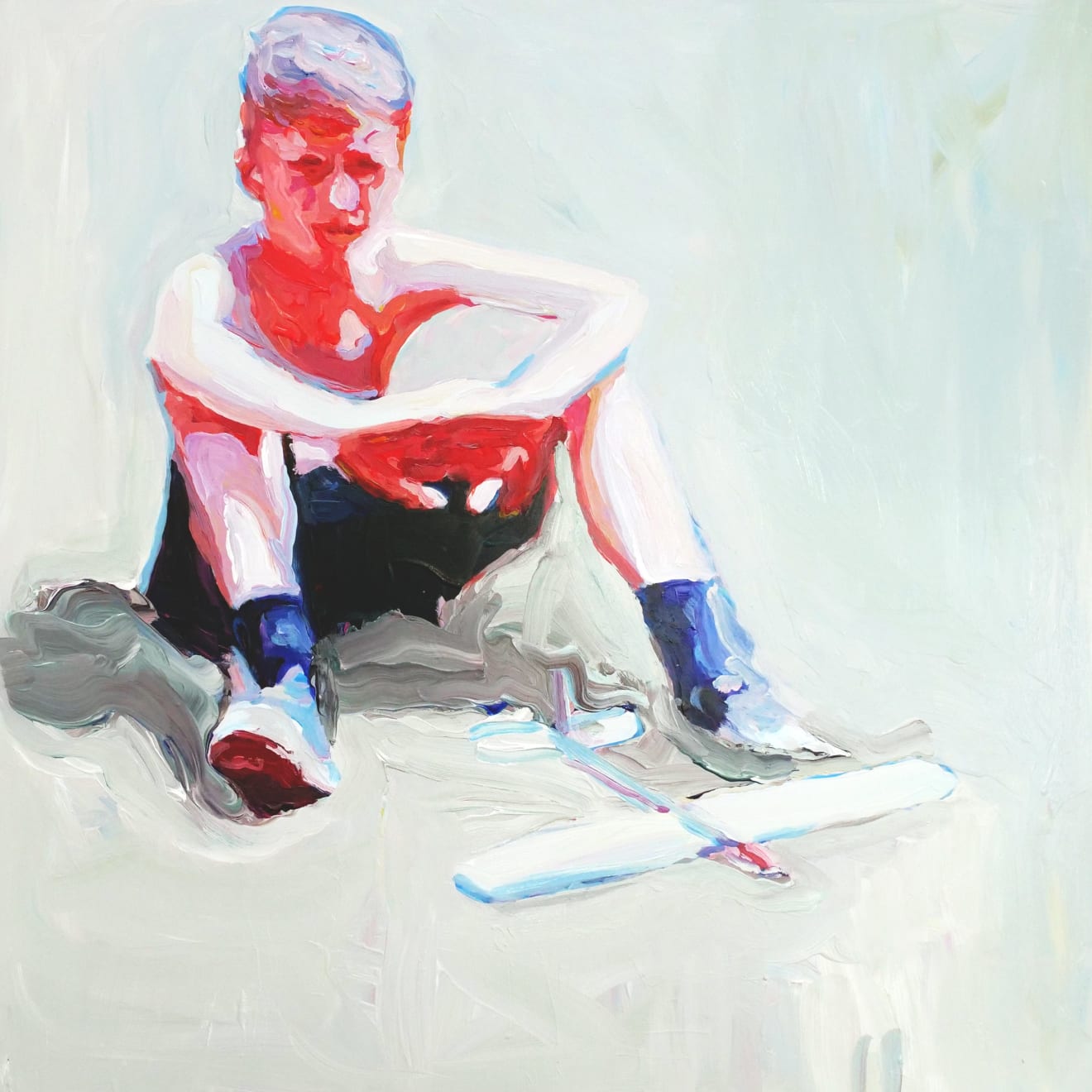 Lisa Golightly, Boy with Plane, 2023