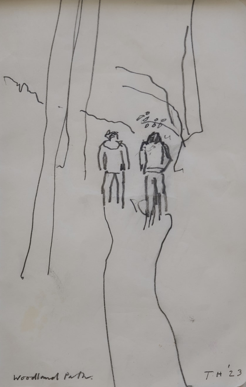 Tom Hammick, Woodland Path, 2023