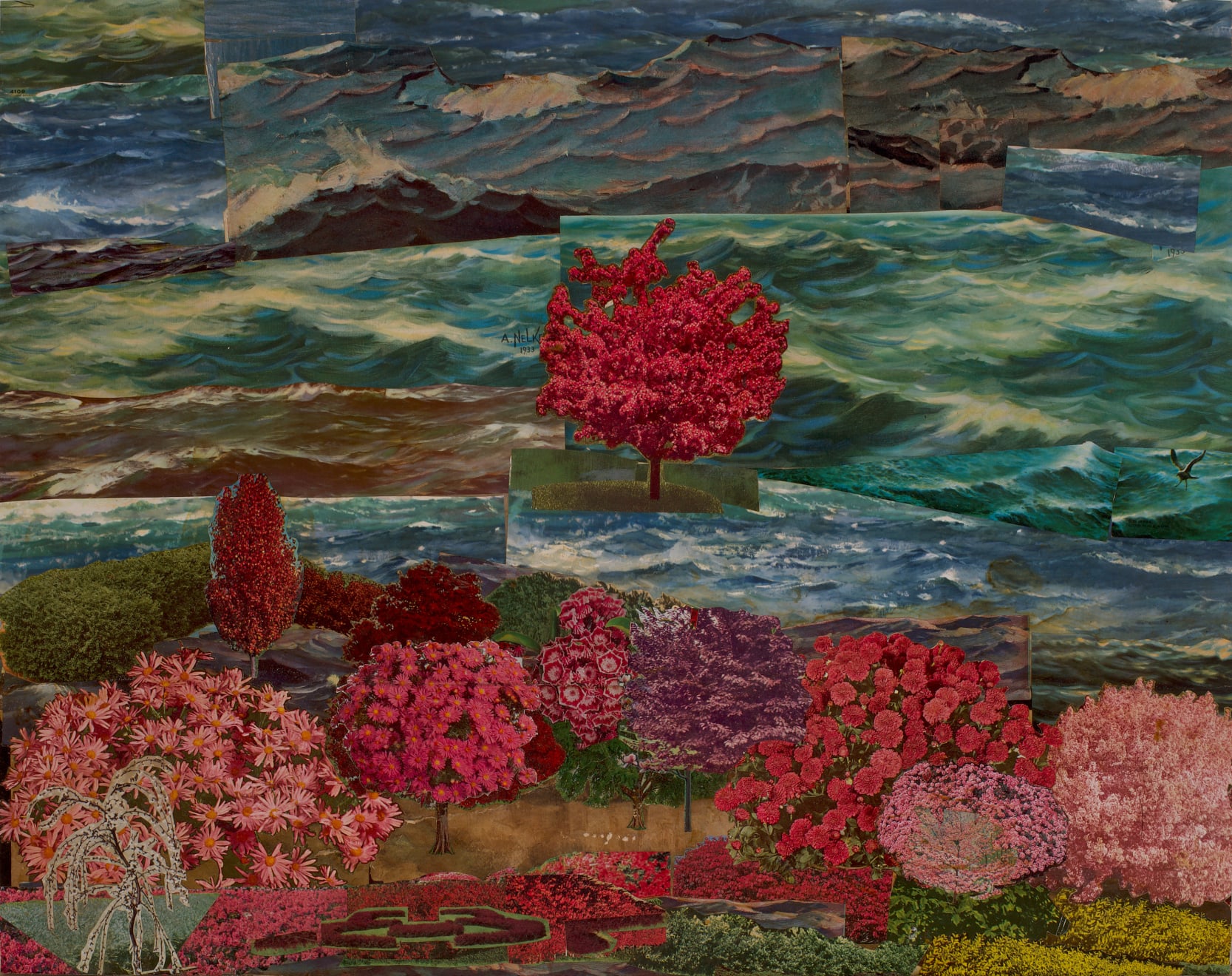 Lance Letscher, Red Tree, 2021