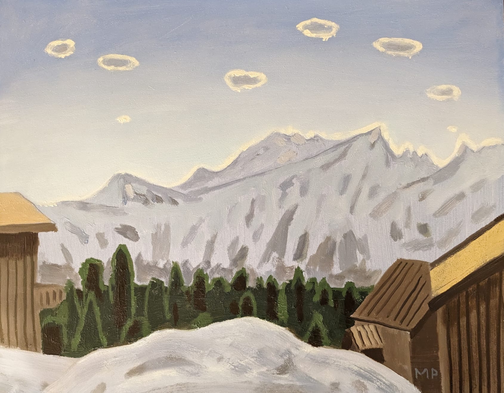 Mike Piggott, Dornans in the Spring, 2022