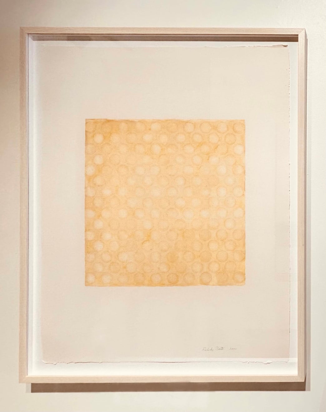 Rakuko Naito, RN630.1/2-00 - Dots on Wax Paper, 2000