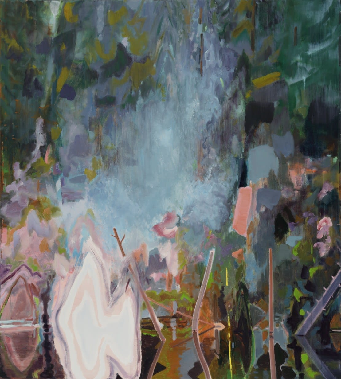 Eric Aho, Trillium and Mists, Vernal Pool, 2022