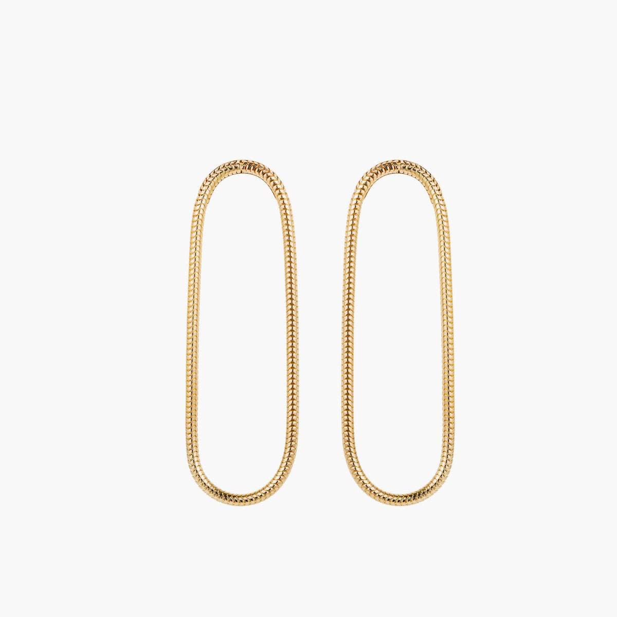 Fernando Jorge, Single chain large gold earring
