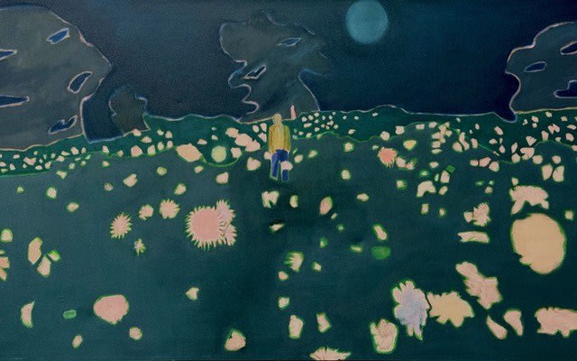 Tom Hammick, Moonlit Field, 2024