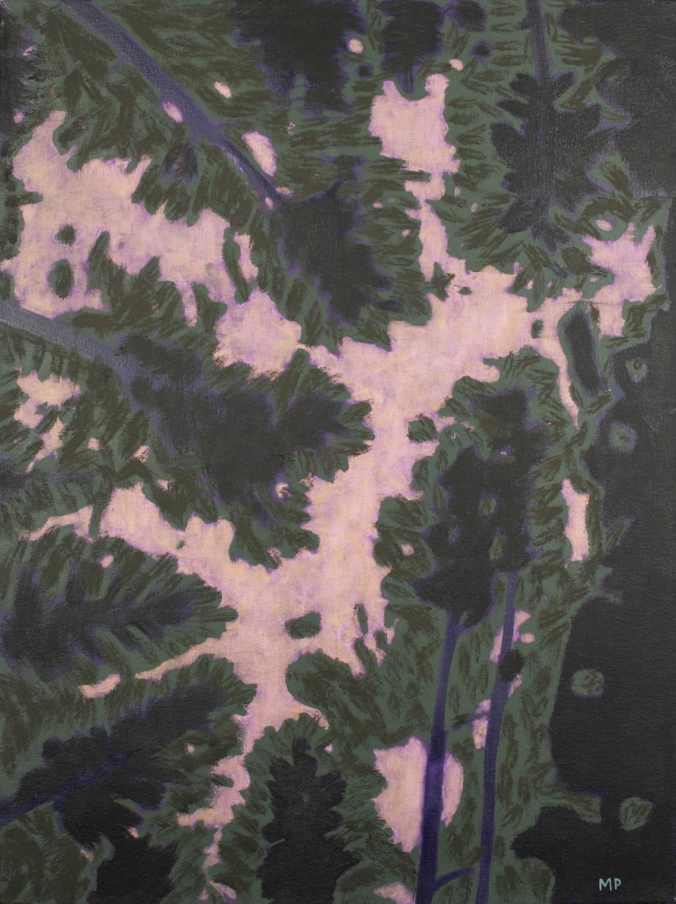 Mike Piggott, Trees in the Afterglow, 2020