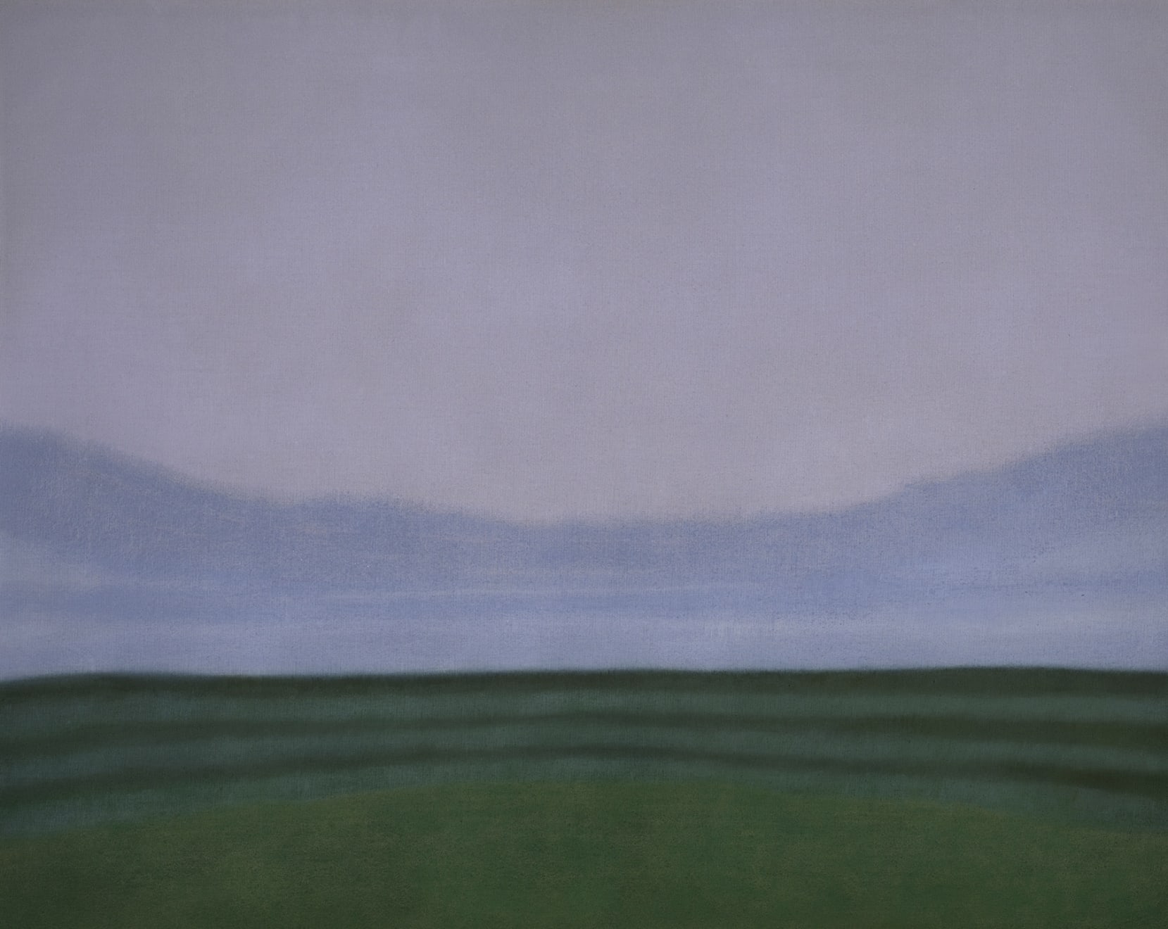 Susan Vecsey, Untitled (Lavender/Green), 2020