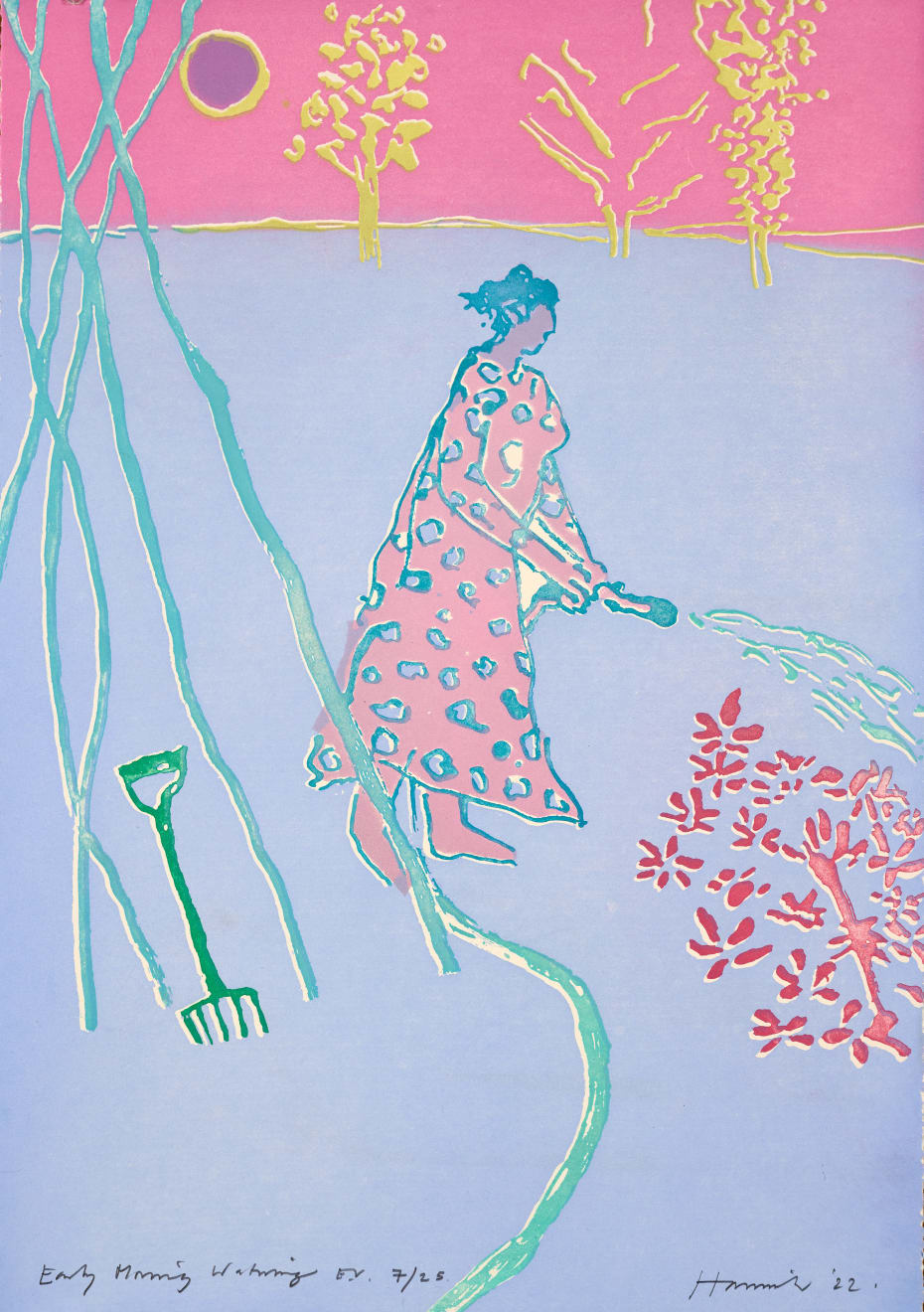Tom Hammick, Early Morning Watering, E.V 7/25, 2022
