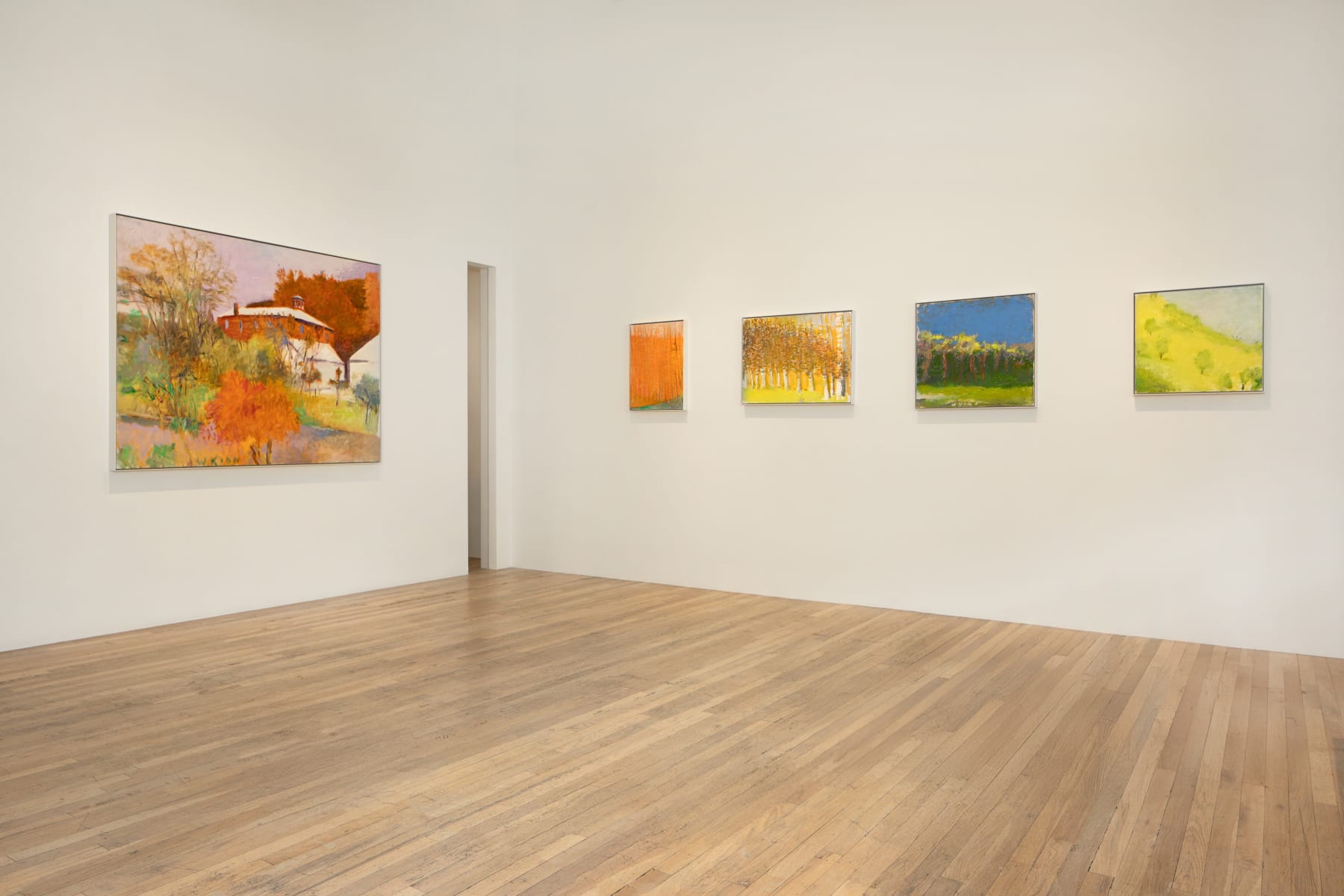 Wolf Kahn, Cheerful, 2018