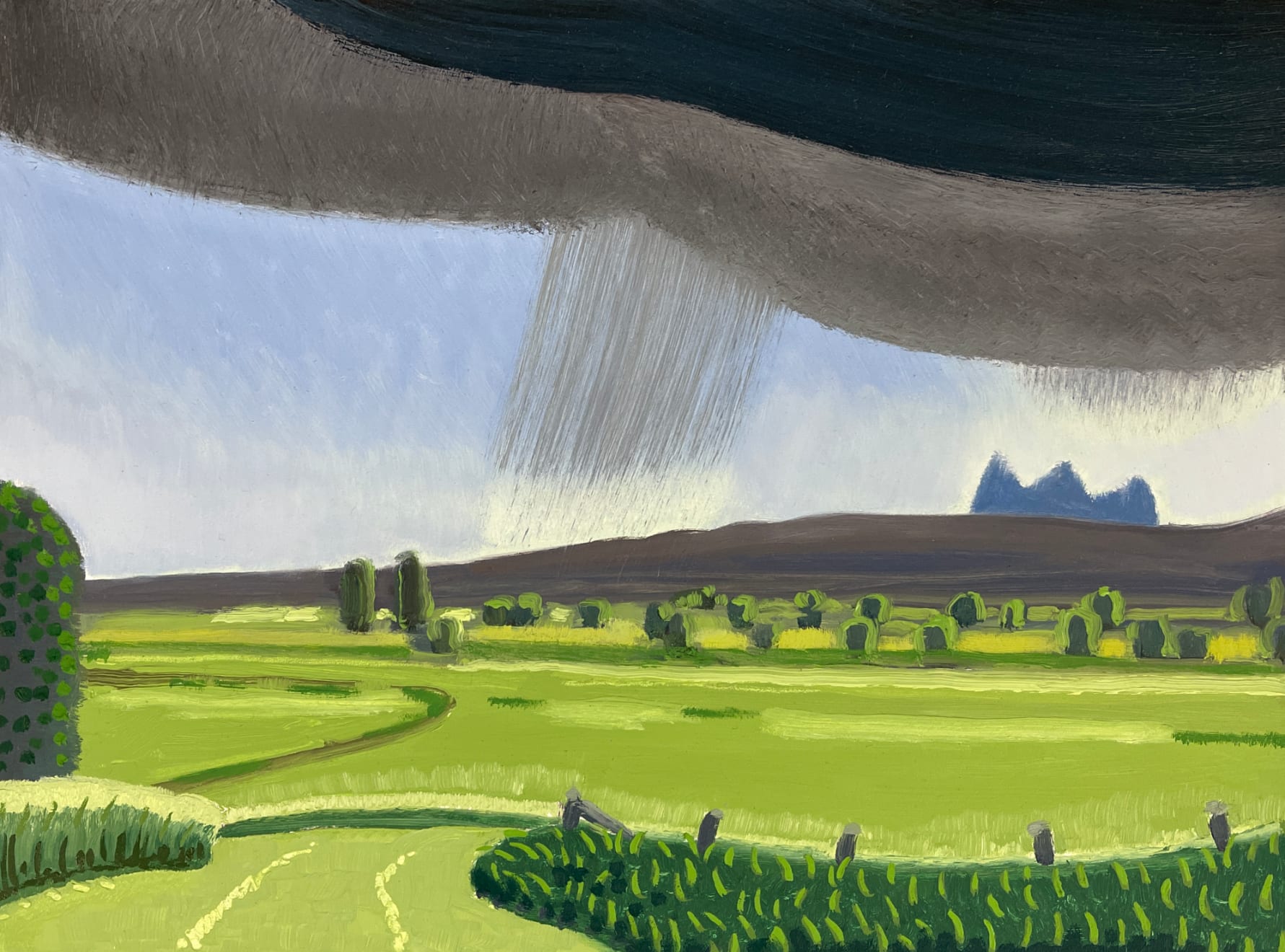 Mike Piggott, Storm Over the Tetons, 2021