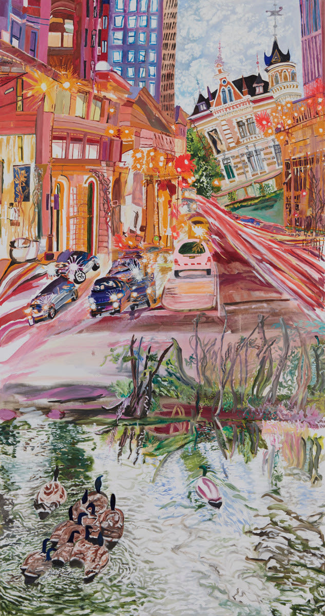 Olive Ayhens, Flyway Intersection, 2018-2019