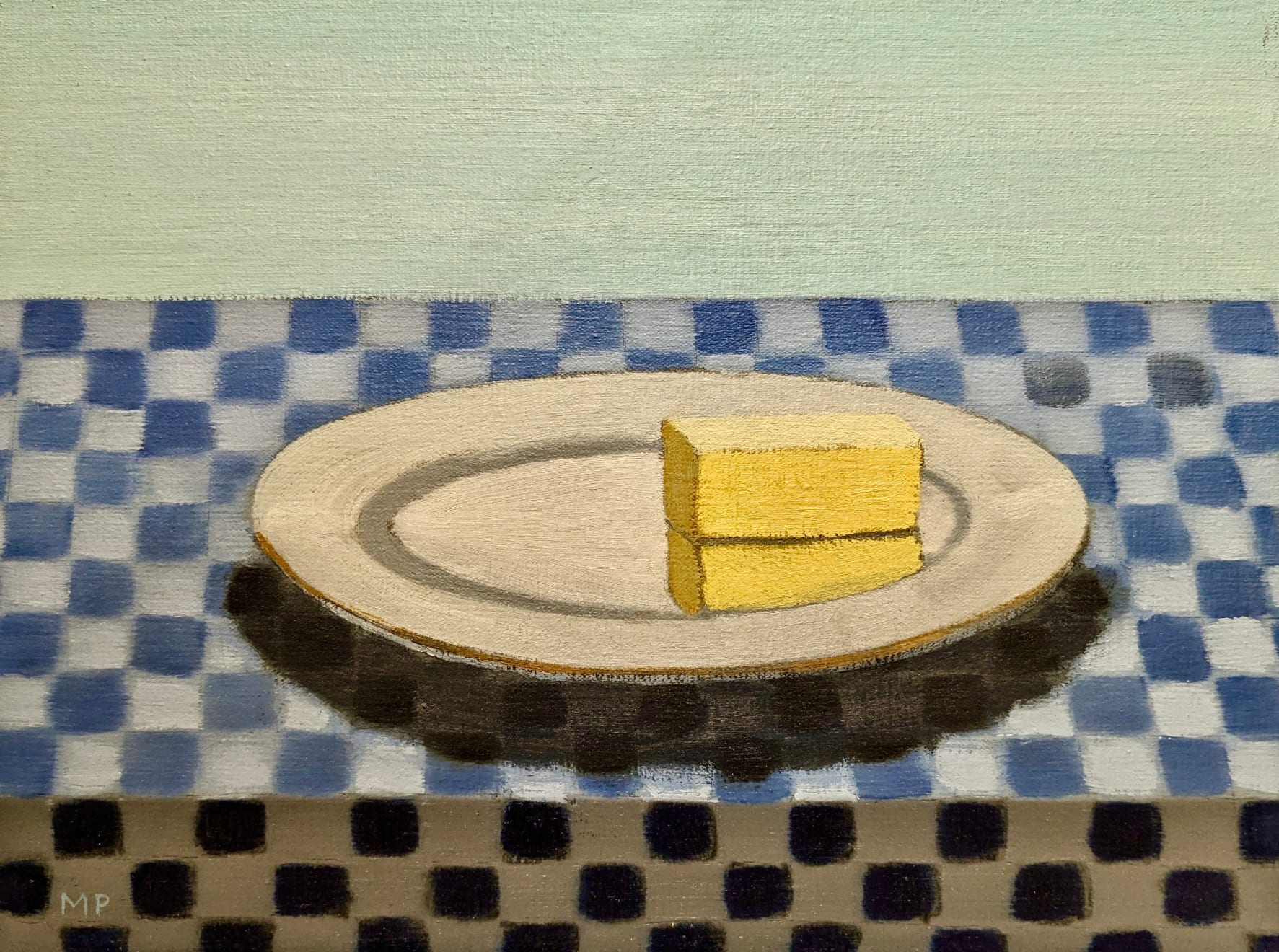 Mike Piggott, Butter in Blue, 2020