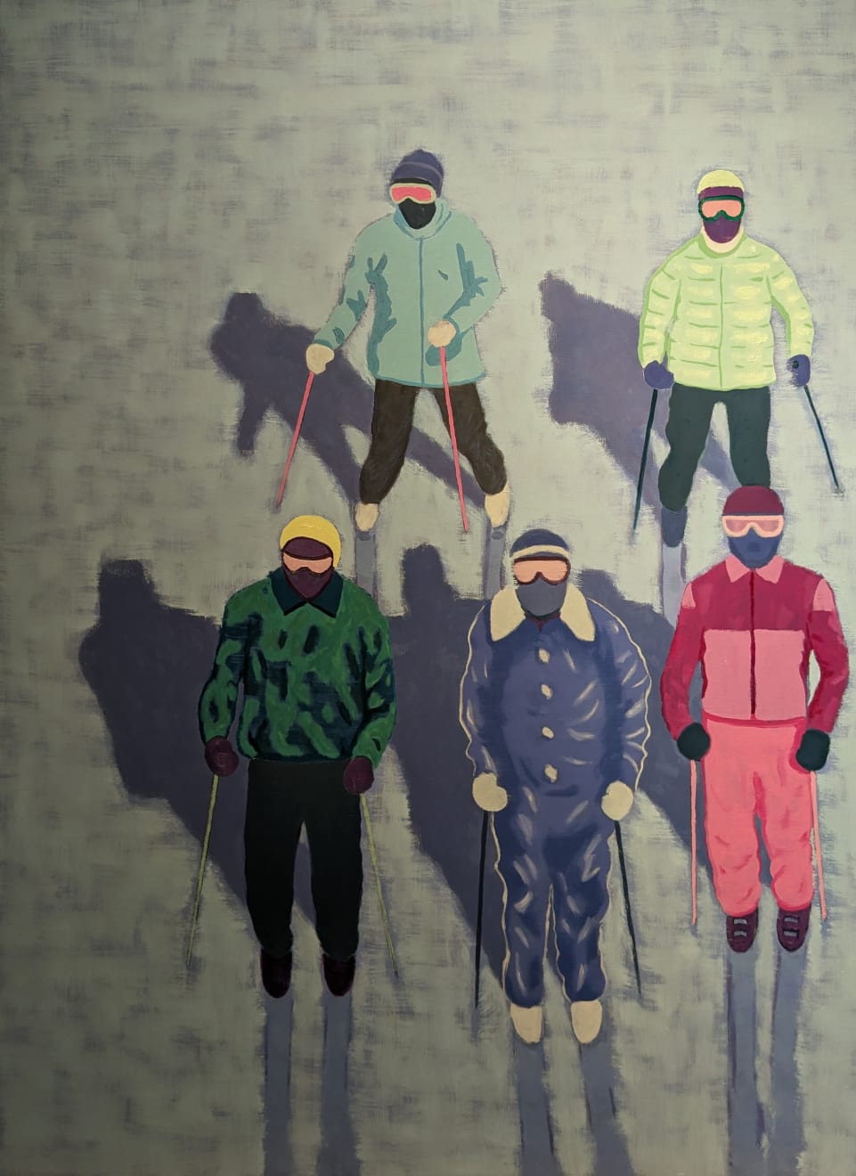 Mike Piggott, Skiers in Line #1, 2023