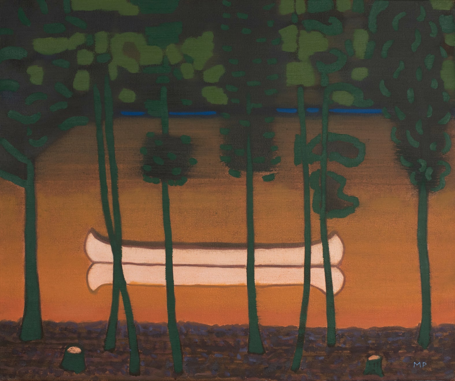 Mike Piggott, Canoe Calm, 2020