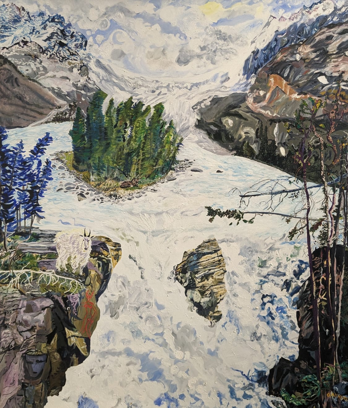 Olive Ayhens, Torrent of Venus, 1995