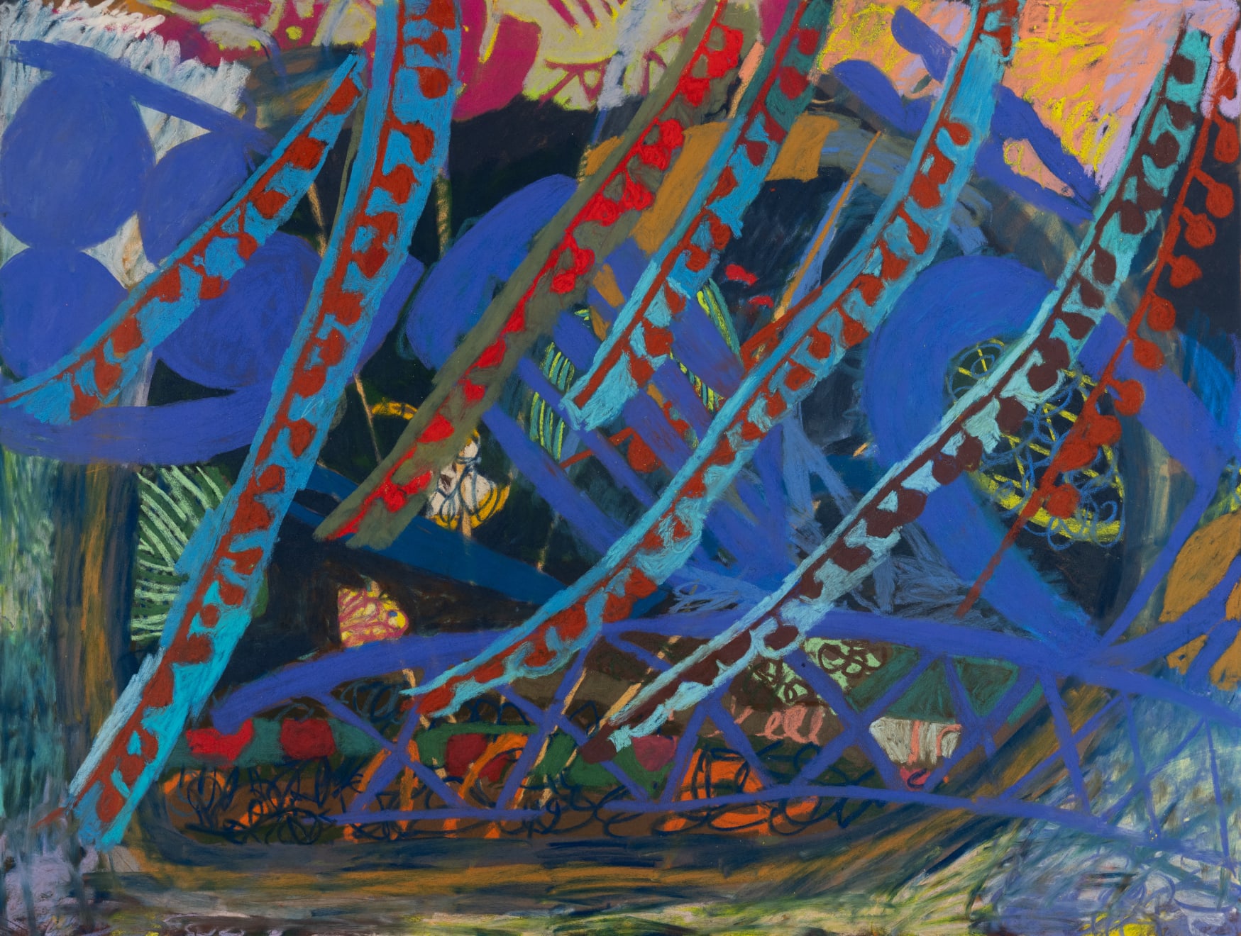 Carolyn Case, Blue Spatula Pastel, 2023