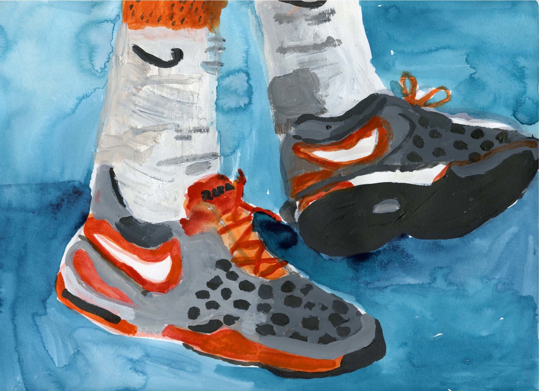 Shaun Ellison, Untitled (Nikes), 2021