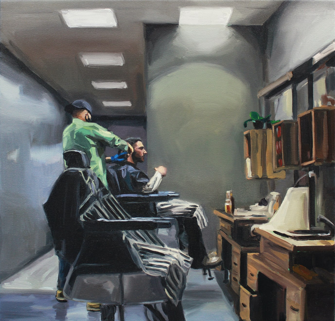 Thomas Cameron, Post Lockdown Haircut, 2022