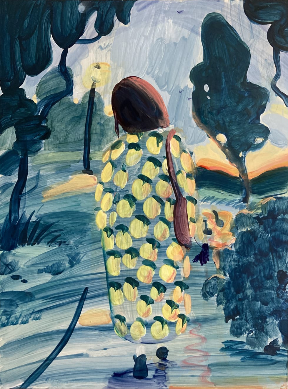 Hilary Doyle, Peach coat (at Dawn) III, 2021