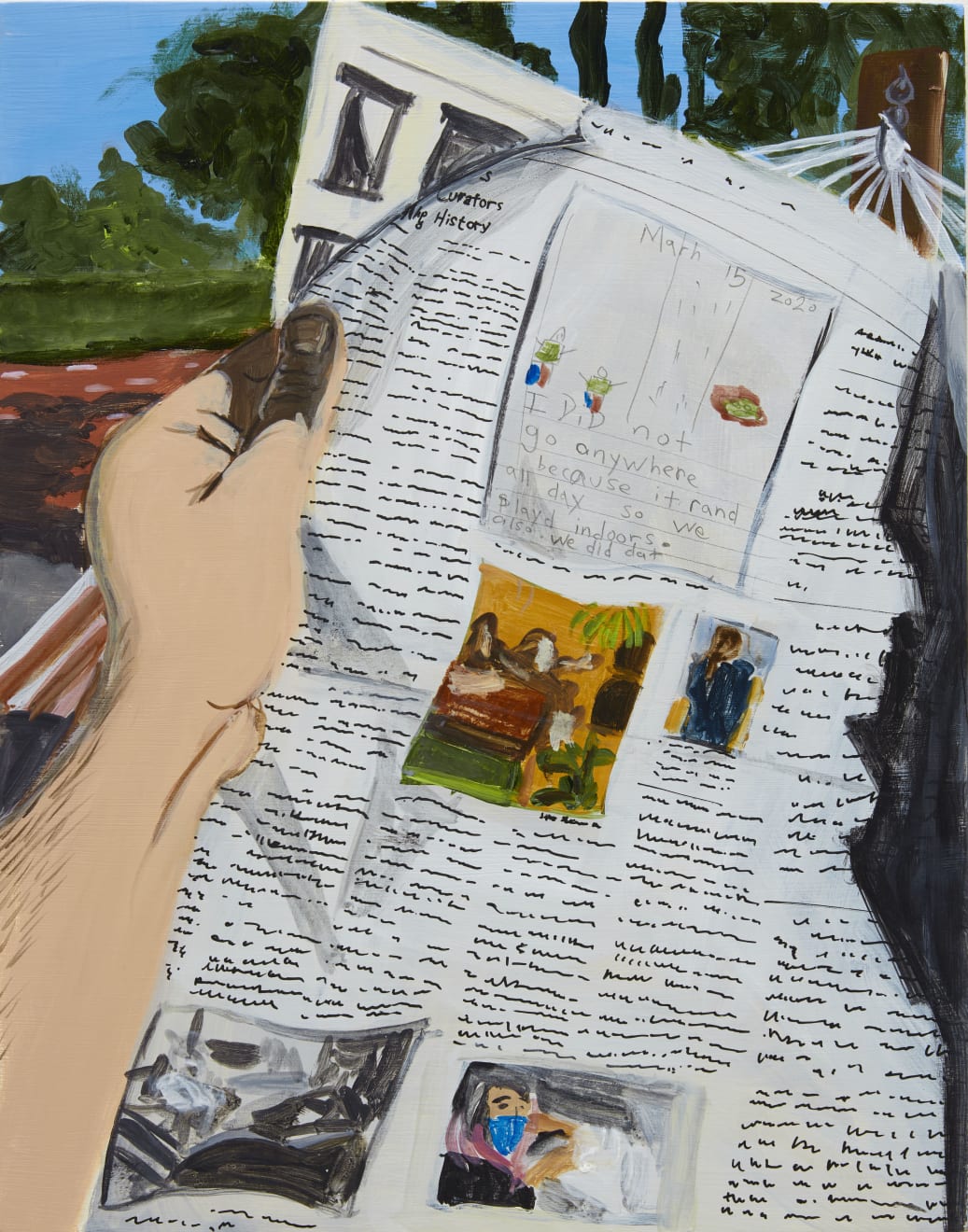 Jake Sheiner, Scene from my Quarantine Part 28, 2020