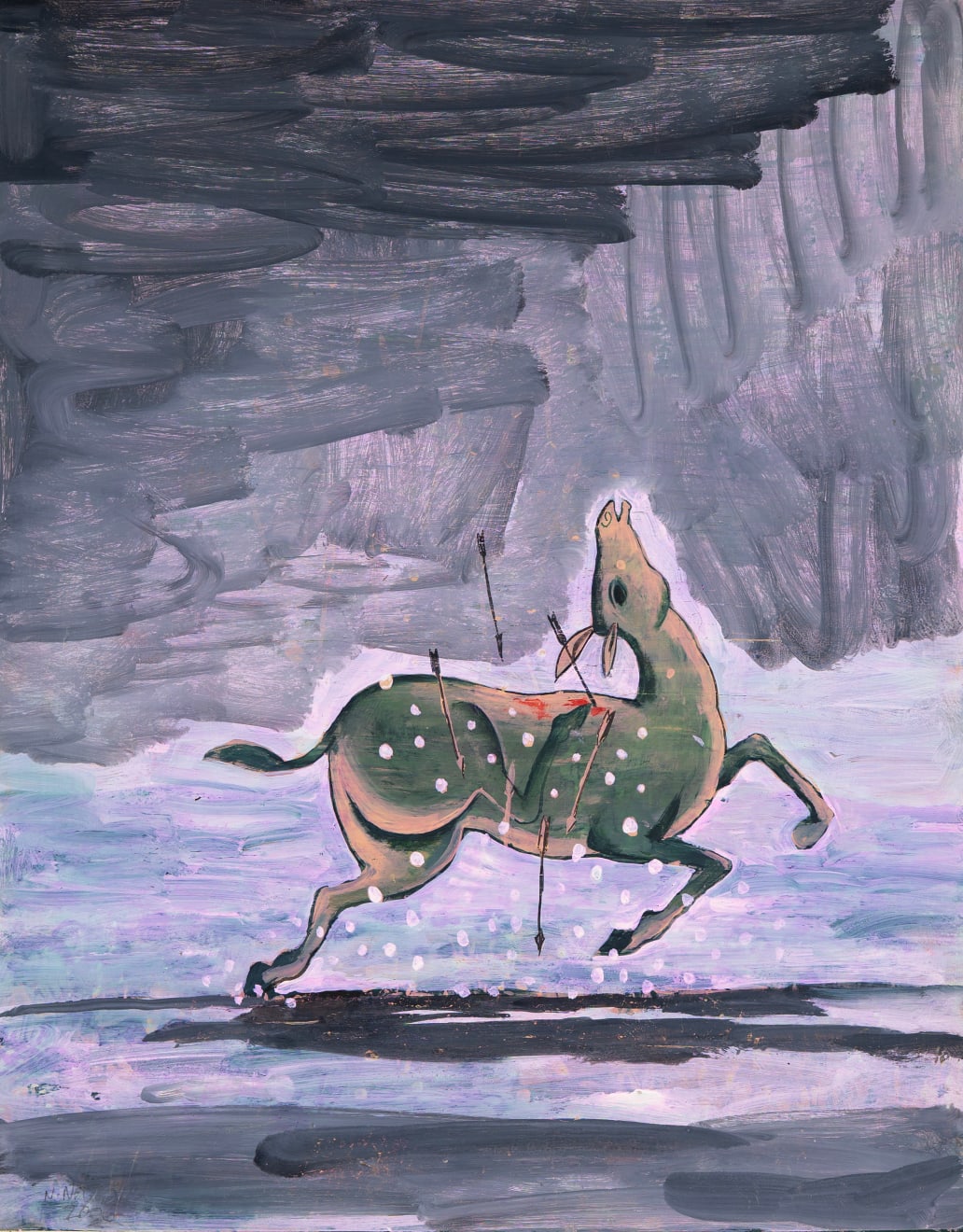 Nicky Nodjoumi, The Wounded Gazelle, 2006