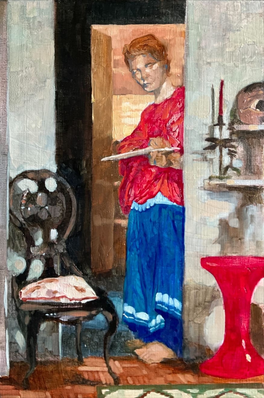 Enzo Meglio, Gennaro Tenderly Reads a Letter from his Mother, 2024