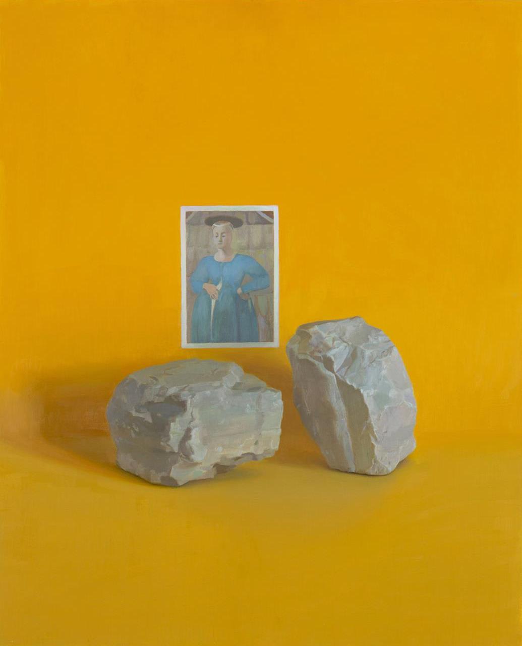 Emil Robinson, Madonna Del Parto with Two Stones, 2021