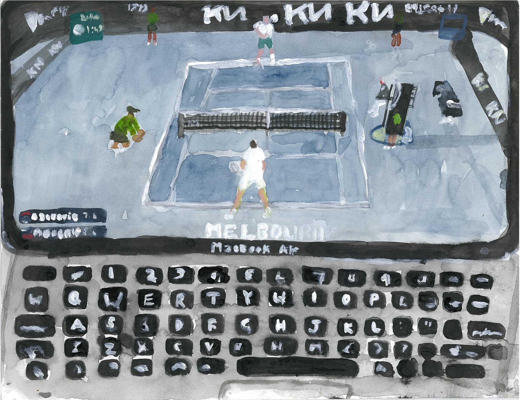 Shaun Ellison, Medvedev vs Djokovic, Australian Open, 2021