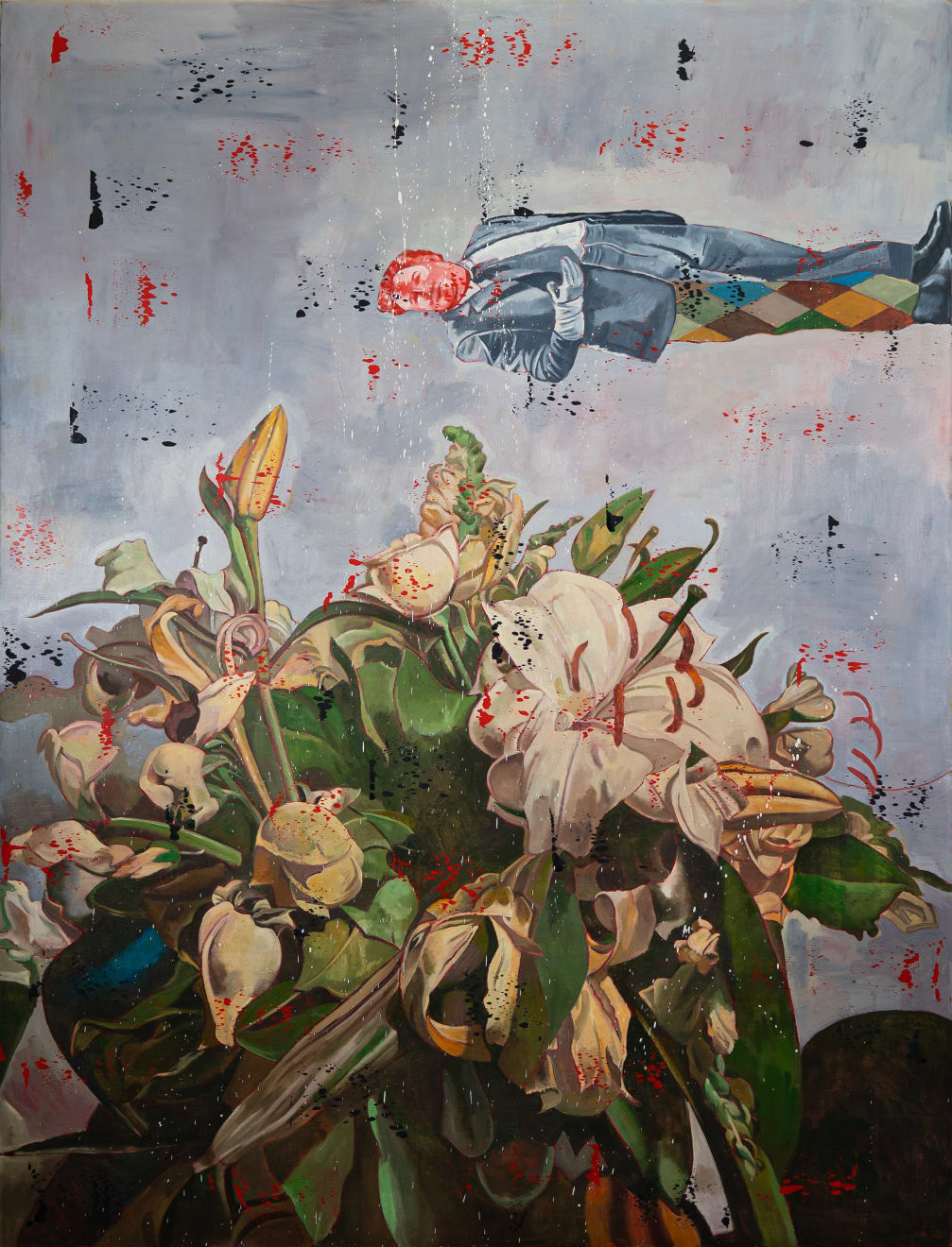 Nicky Nodjoumi, Displaced Figure, 2023