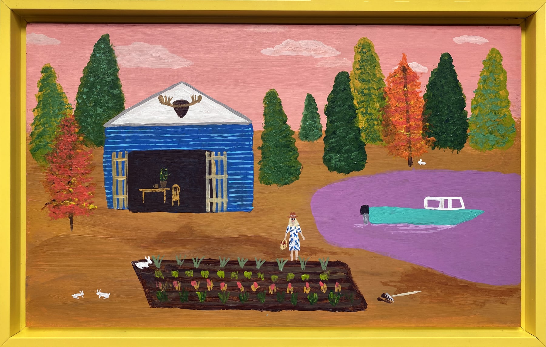 Marc Etherington, Kate in the Garden, 2021