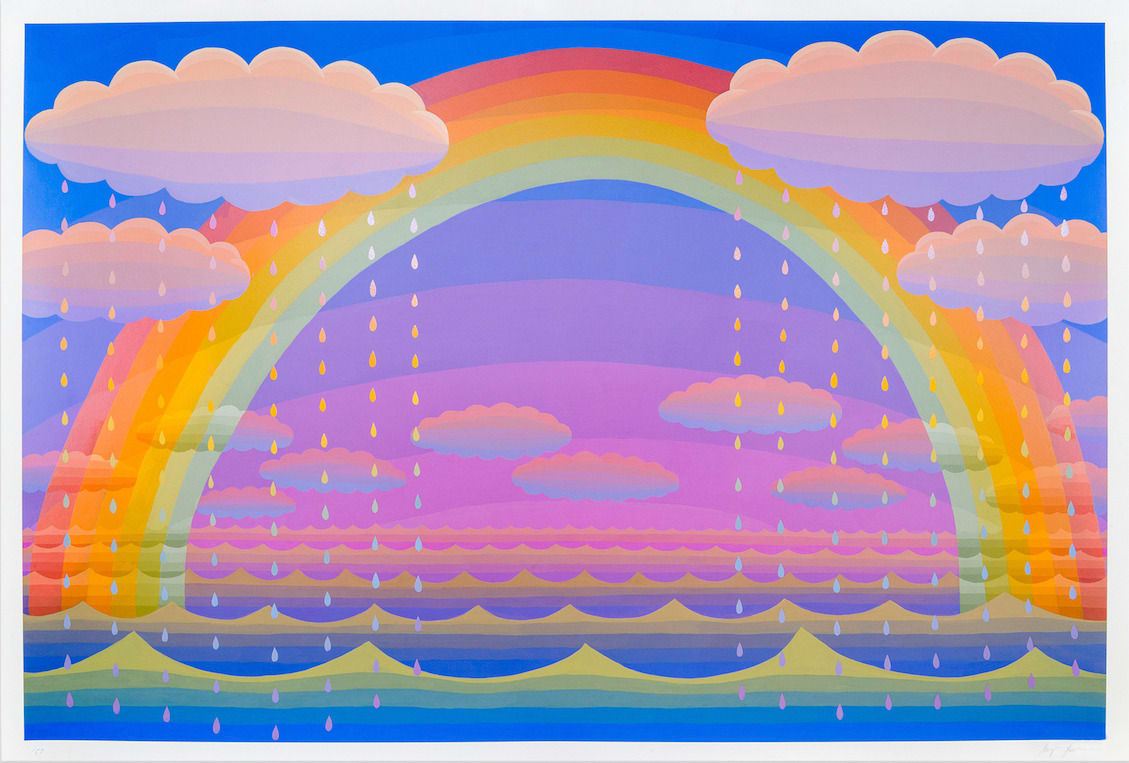 Amy Lincoln, Rainbow with Rain Clouds, 2022