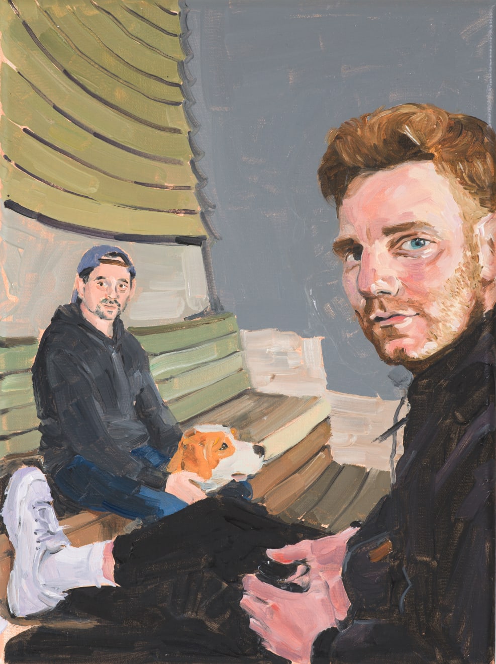 Nick Hoover, Brooklyn Backyard Winter, 2021