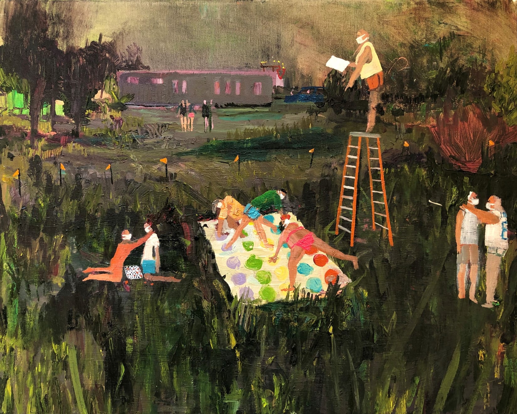 Grace Metzler, Covid Twister, 2020