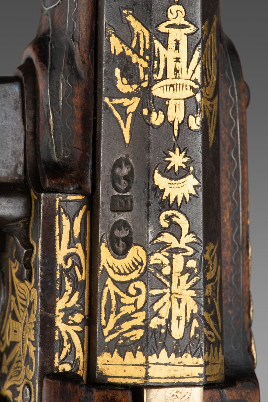 Pair of Ottoman Double-barrelled Flintlock Muskets