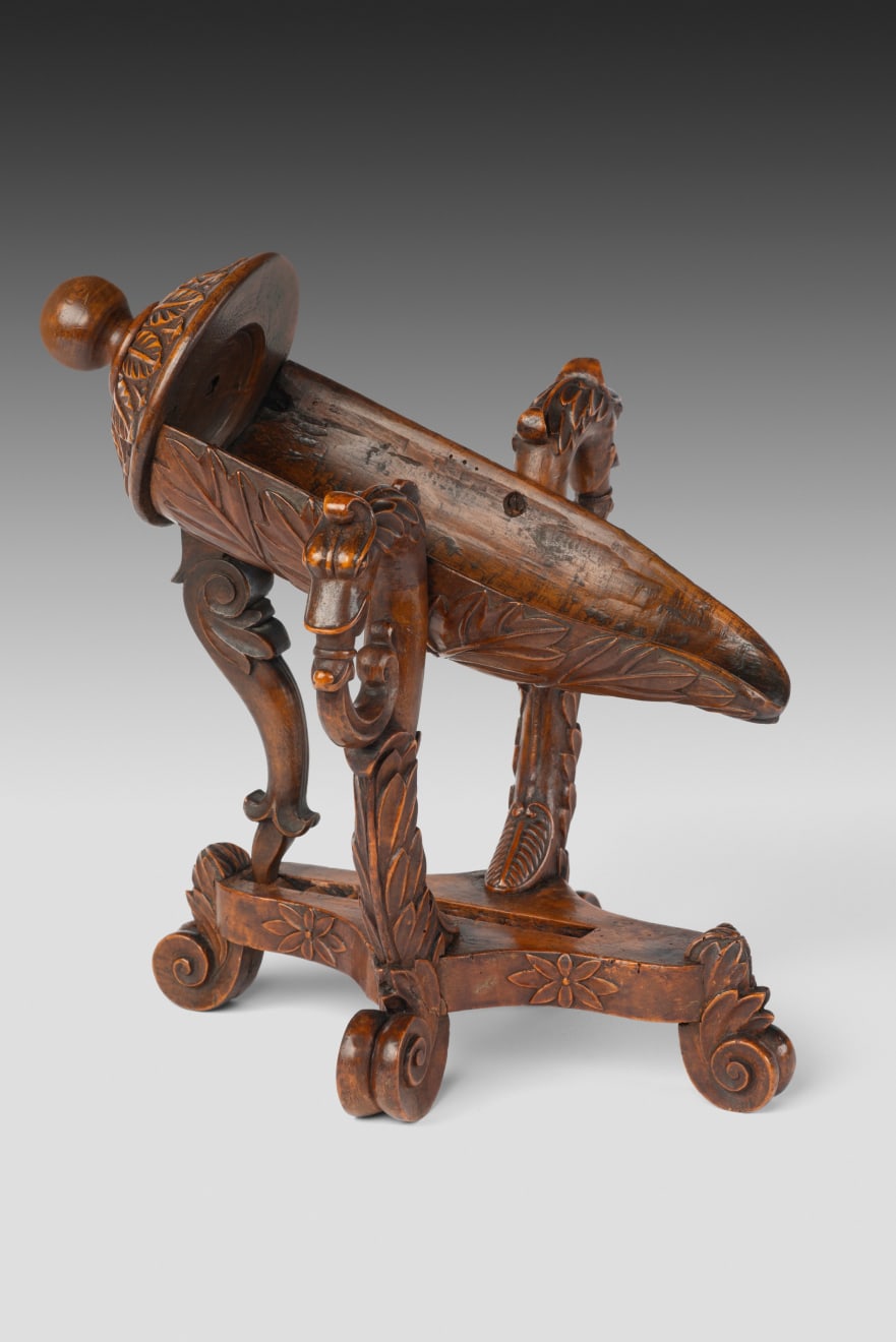 Scandinavian Birch Bottle Cradle and Pourer