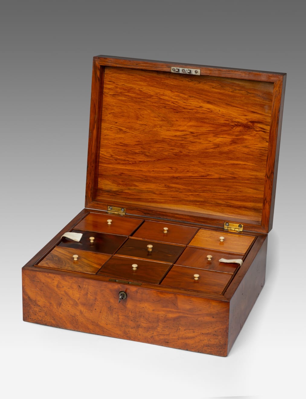 19th Century Jamaican Specimen Wood Box by Ralph Turnbull